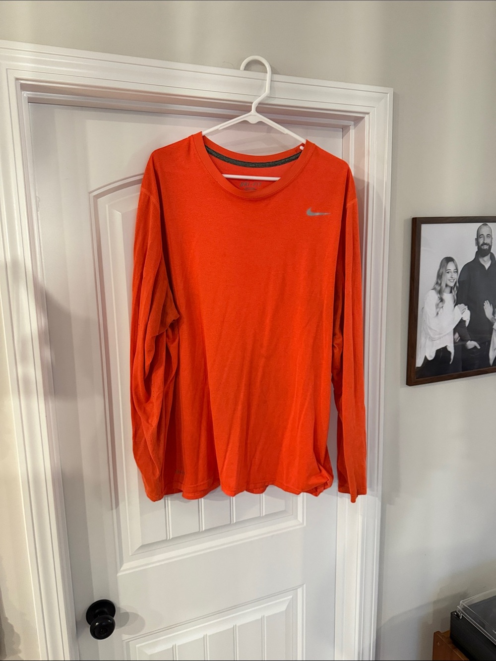 Nike Long Sleeve Dri-FIT Top - Orange